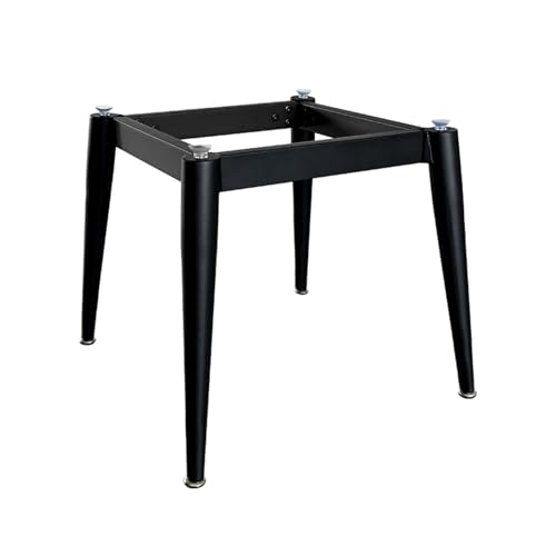 Quadratisches Couchtisch-Untergestell – Metallbeine mit Saugnäpfen für Ess- und Schreibtisch, passend für Glas-, Marmor- und Holzplatten – stabil, 35,6 x 35,6 x 50,8 cm, moderne Möbellösung von DGDHHSFJDJ