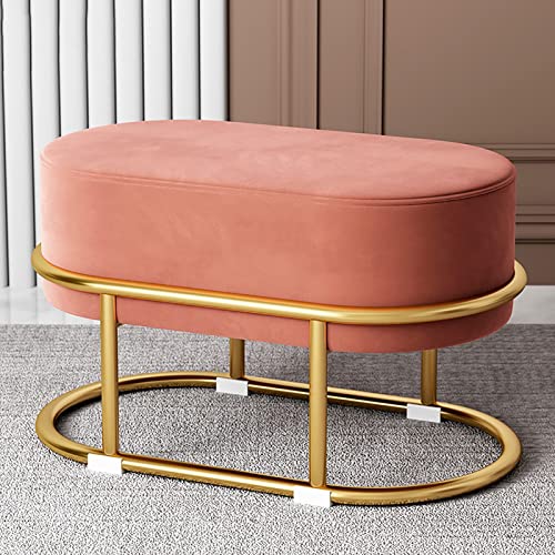 Tabouret de coiffeuse ottoman moderne en velours avec pieds en métal doré Chaise de maquillage rembourrée confortable pour salon ou chambre Petit repose-pieds pour plus de confort et de styl Tabouret de coiffeuse ottoman moderne en velours avec pieds en métal doré Chaise de maquillage rembourrée confortable pour salon ou chambre Petit repose-pieds pour plus de confort et de styl von DGDHHSFJDJ
