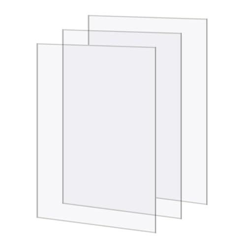 Transparente Polycarbonatplatten für selbstgebaute Schuppenfenster – Dicke, Acrylplatten für Bilderrahmen, Glasersatz – perfekt für Gewächshäuser und Gemäldeausstellungen von DGDHHSFJDJ