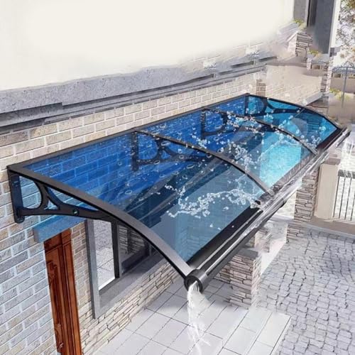 Türvordach für den Außenbereich – wasserdichtes UV-Schutz-Veranda-Vordach für Haustür, Terrasse und Dach, einfach zu installierende, wetterbeständige Schutzlösung, 100 x 100 cm Türvordach für den Außenbereich – wasserdichtes UV-Schutz-Veranda-Vordach für Haustür, Terrasse und Dach, einfach zu installierende, wetterbeständige Schutzlösung, 100 x 100 cm von DGDHHSFJDJ