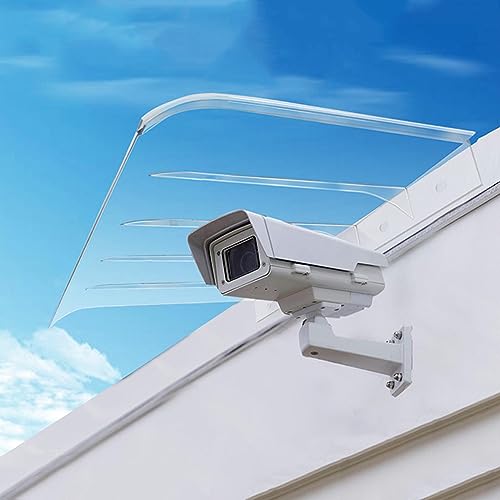 Unsichtbare Markise für Tür und Fenster, 3 mm dick, transparentes Polycarbonat-Vordach, Regenschutz für den Außenbereich, Abdeckung für Balkone und Veranden, klarer Sonnenschutz, 50 x 80 cm Unsichtbare Markise für Tür und Fenster, 3 mm dick, transparentes Polycarbonat-Vordach, Regenschutz für den Außenbereich, Abdeckung für Balkone und Veranden, klarer Sonnenschutz, 50 x 80 cm von DGDHHSFJDJ