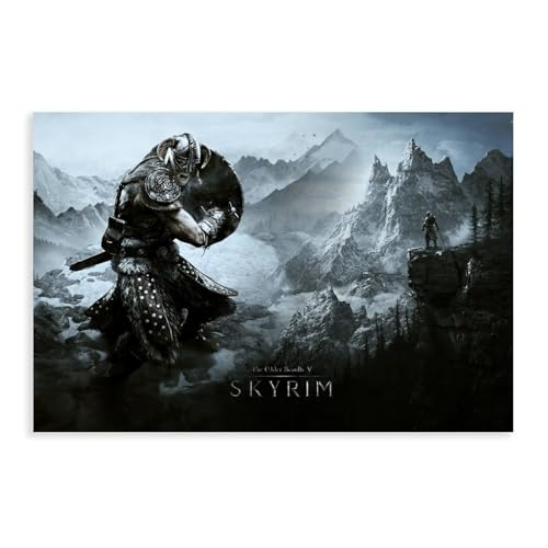 DGFRE Leinwandposter Skyrim Spiel im Unrahmen-Stil, 40 x 60 cm DGFRE Leinwandposter Skyrim Spiel im Unrahmen-Stil, 40 x 60 cm von DGFRE