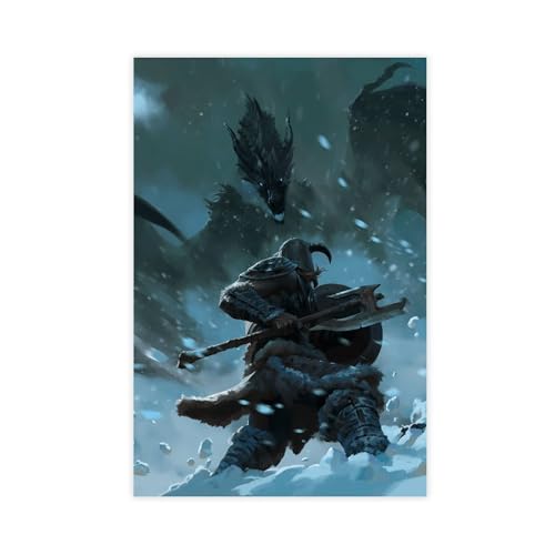 DGFRE Skyrim Game Leinwandposter im Unrahmen-Stil, 30 x 45 cm DGFRE Skyrim Game Leinwandposter im Unrahmen-Stil, 30 x 45 cm von DGFRE
