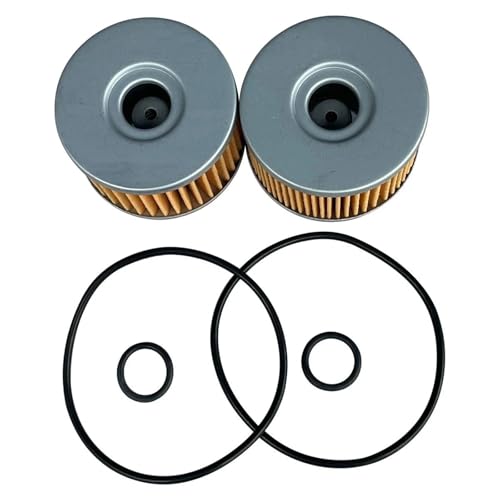 DGHBNP Motorrad-Ölfilter Motorrad Ölfilter Fit Für Suzuki DR650 90-24 DS650 92-93 LS650 Savage 86-09 S40 Boulevard 05-19 Ölfilter für Motorräde(2pcs) von DGHBNP