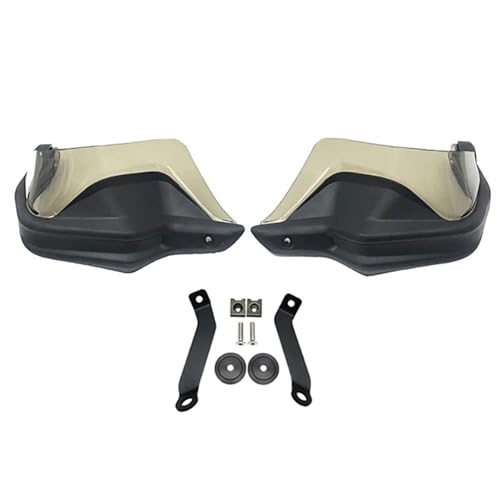 DGHBNP Motorrad-Seitenspiegel Motorrad Spiegel Set Fit Für Honda NC750X DCT NC750S NC700X NC 750 X 2013-2023 Motorrad Handprotektoren Schild Wachen Windschutzscheibe Hand(Black Green Set) von DGHBNP