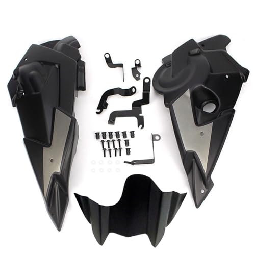 DGHBNP Motorrad Spoiler Fit Für Yamaha MT07 FZ07 2014-2020 Motor Spoiler Bauch Pan Unteren Verkleidung Körper Kit Zubehör Flügelspoiler(Gray) von DGHBNP