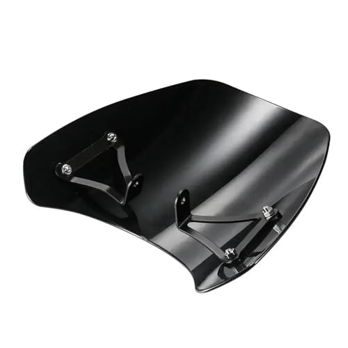 DGHBNP Windschutzscheibe Motorrad Windabweiser Für Honda CB650R CB 2019-2021 Motorrad Air Deflektor Verkleidung Abdeckung Windschutzscheibe Windschutz Cruiser(Black) von DGHBNP