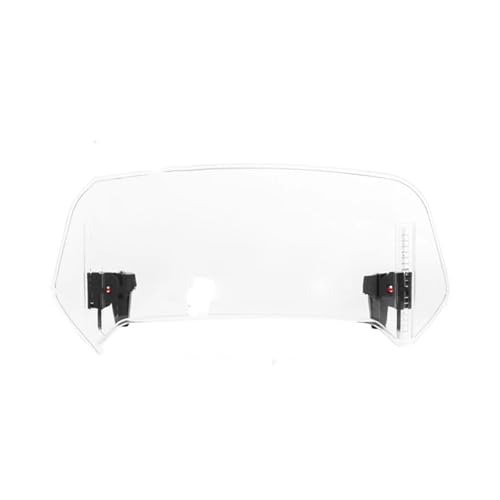 DGHBNP Windschutzscheibe Motorrad Windabweiser Motorrad Universal Modifizierte Erhöhte Windschutzscheibe Windschutzscheibe Installiert Moto Windschutzscheibe Verlängerung(Large Size) von DGHBNP
