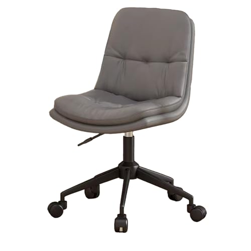 DGHNBMGNG Ankleidehocker mit Rückenlehne, Computerstuhl for Erwachsene, Kosmetikstühle, rollbare Arbeitszimmermöbel mit Rückenlehne, geeignet for Schlafzimmer, Wohnzimmer, Arbeitszimmer usw.(Gray) DGHNBMGNG Ankleidehocker mit Rückenlehne, Computerstuhl for Erwachsene, Kosmetikstühle, rollbare Arbeitszimmermöbel mit Rückenlehne, geeignet for Schlafzimmer, Wohnzimmer, Arbeitszimmer usw.(Gray) von DGHNBMGNG