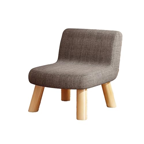 DGHNBMGNG Bunte Sessel, Wohnzimmerstühle, Sofahocker, kleine Stühle mit Rückenlehne for den Heimgebrauch, kleine Hocker for bequemes Wohnen zu Hause(Brown) von DGHNBMGNG