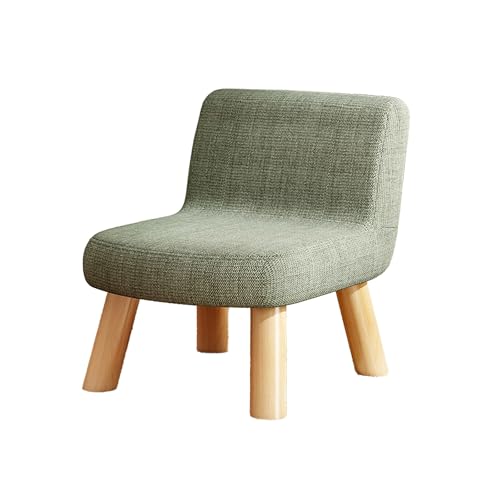 DGHNBMGNG Bunte Sessel, Wohnzimmerstühle, Sofahocker, kleine Stühle mit Rückenlehne for den Heimgebrauch, kleine Hocker for bequemes Wohnen zu Hause(Green) von DGHNBMGNG