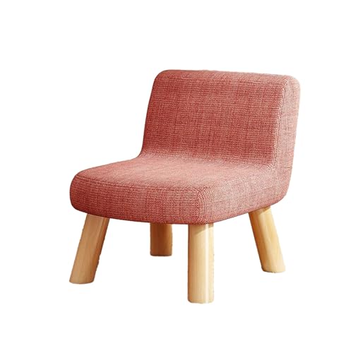 DGHNBMGNG Bunte Sessel, Wohnzimmerstühle, Sofahocker, kleine Stühle mit Rückenlehne for den Heimgebrauch, kleine Hocker for bequemes Wohnen zu Hause(Pink) von DGHNBMGNG