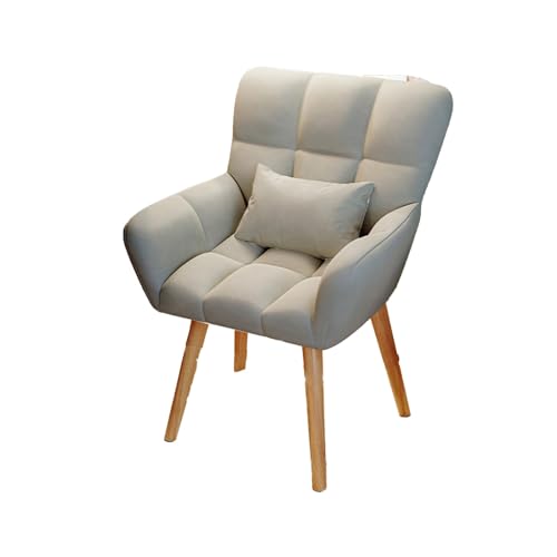 DGHNBMGNG Elegant gemusterter Sessel mit ergonomischem Design und bequemen Stoffen, perfekt for Wohnzimmer und Büros (360°-Drehversion)(Gray2) von DGHNBMGNG