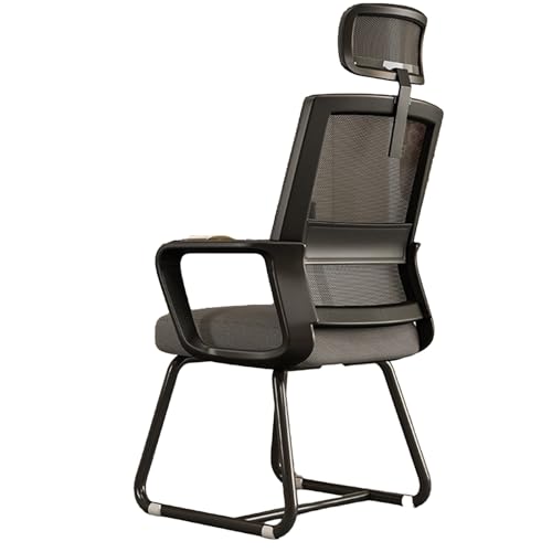 DGHNBMGNG Ergonomischer Bürostuhl mit Netzrückenlehne, Bürostühle mit Lordosenstütze, geeignet for Zuhause, Studium oder Arbeit, geeignet for Wohnzimmer, Arbeitszimmer, Büro(Black) von DGHNBMGNG