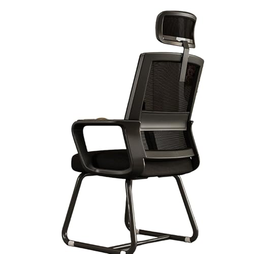 DGHNBMGNG Ergonomischer Bürostuhl mit Netzrückenlehne, Bürostühle mit Lordosenstütze, geeignet for Zuhause, Studium oder Arbeit, geeignet for Wohnzimmer, Arbeitszimmer, Büro(Black1) von DGHNBMGNG