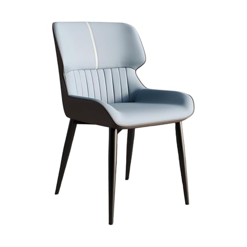 DGHNBMGNG Esszimmerstuhl, Ankleidestuhl mit hoher Rückenlehne, gepolsterter Sitz, geeignet for Esszimmer, Wohnzimmer, Café(Blue) von DGHNBMGNG