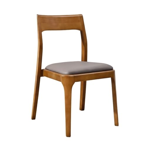 DGHNBMGNG Esszimmerstuhl aus Holz, Bürostühle mit Rückenlehne, geeignet for Büro, Wohnzimmer, Party(Gray) von DGHNBMGNG