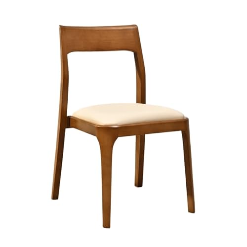 DGHNBMGNG Esszimmerstuhl aus Holz, Bürostühle mit Rückenlehne, geeignet for Büro, Wohnzimmer, Party(White) von DGHNBMGNG