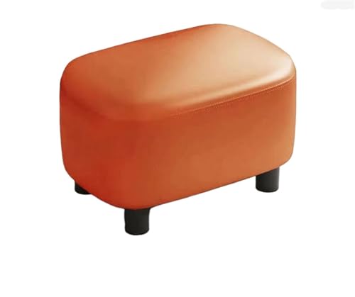 DGHNBMGNG Fußhocker, Haustier-Fußhocker ist geeignet for Schlafzimmer, Wohnzimmer, Schlafzimmer, Wohnung, Kinderzimmer, Büro, Veranda(Orange) von DGHNBMGNG