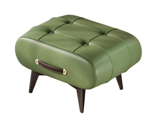 DGHNBMGNG Fußhocker, Moderner Fußhocker, Sofahocker Mit Griff, Geeignet for Sofa, Nachttisch, Wohnzimmer(Green) von DGHNBMGNG