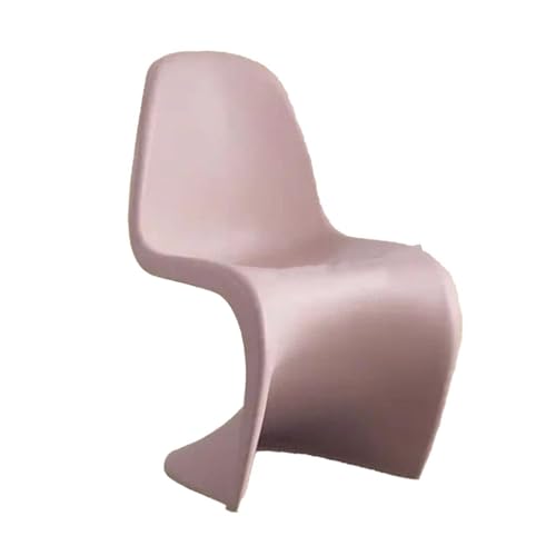 DGHNBMGNG Fußhocker aus leichtem Material, einfacher und stilvoller stapelbarer Schminkstuhl, multifunktionale Esszimmermöbel for Wohnzimmer und Schminktisch(Pink) von DGHNBMGNG