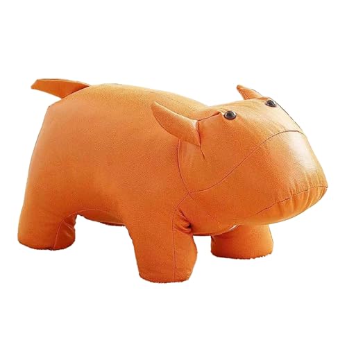 DGHNBMGNG Kinder-Spaßhocker, Kinder-Schuhwechselhocker, Sofa-Dekoration, geeignet for Wohnzimmermöbel, Einweihungsgeschenk(Orange2) von DGHNBMGNG