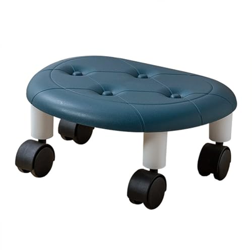 DGHNBMGNG Taburete mit ruedas giratorias de 360° for Reinigen von Koch- und Küchenutensilien, abziehbar und tragbar.(Blue) von DGHNBMGNG