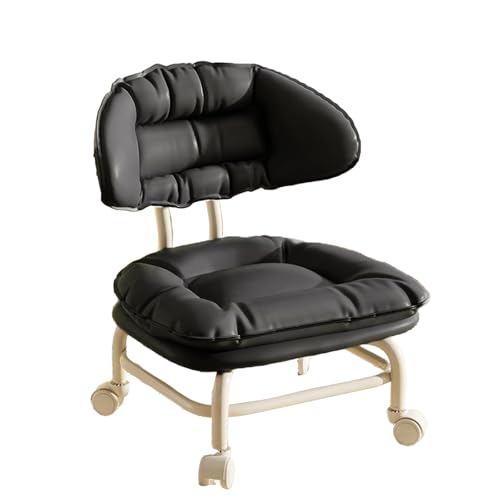 DGHNBMGNG Universal-Rollenartefakt Kinder-Drehschuhstuhl Babymöbel Multifunktionaler Haushaltshocker Bequem und tragbar(Black) von DGHNBMGNG