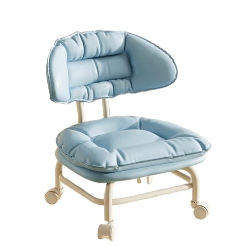 DGHNBMGNG Universal-Rollenartefakt Kinder-Drehschuhstuhl Babymöbel Multifunktionaler Haushaltshocker Bequem und tragbar(Blue) von DGHNBMGNG