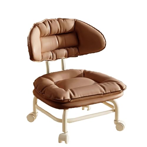 DGHNBMGNG Universal-Rollenartefakt Kinder-Drehschuhstuhl Babymöbel Multifunktionaler Haushaltshocker Bequem und tragbar(Brown1) von DGHNBMGNG