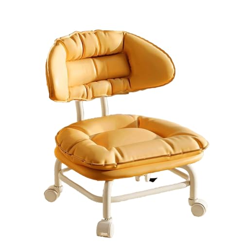 DGHNBMGNG Universal-Rollenartefakt Kinder-Drehschuhstuhl Babymöbel Multifunktionaler Haushaltshocker Bequem und tragbar(Yellow) von DGHNBMGNG