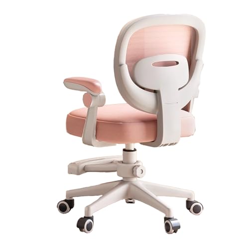 DGHNBMGNG Wohnzimmersessel, einfacher moderner Computerstuhl, Heimgebrauch, Bequeme Langzeit-Büro- und Arbeitszimmermöbel, kann von Kindern for Lernen verwendet Werden(Pink) von DGHNBMGNG