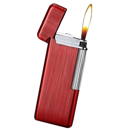 Dünnes, aufblasbares Butanfeuerzeug mit weicher Flamme, vertikale Zündrolle mit seitlicher Riemenscheibe, langes, aufblasbares Gasfeuerzeug for Damen mit Klappdeckel, tragbares Feuerzeug geeignet for Dünnes, aufblasbares Butanfeuerzeug mit weicher Flamme, vertikale Zündrolle mit seitlicher Riemenscheibe, langes, aufblasbares Gasfeuerzeug for Damen mit Klappdeckel, tragbares Feuerzeug geeignet for von DGHNBMGNG