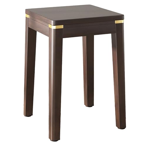 Quadratischer stapelbarer, moderner Mid-Century-Hocker aus Massivholz, niedriger Barhocker ohne Rückenlehne, stapelbar und ineinander stapelbar, geeignet for Zuhause, Küche, Esszimmer, Wohnzimmer, Bür Quadratischer stapelbarer, moderner Mid-Century-Hocker aus Massivholz, niedriger Barhocker ohne Rückenlehne, stapelbar und ineinander stapelbar, geeignet for Zuhause, Küche, Esszimmer, Wohnzimmer, Bür von DGHNBMGNG