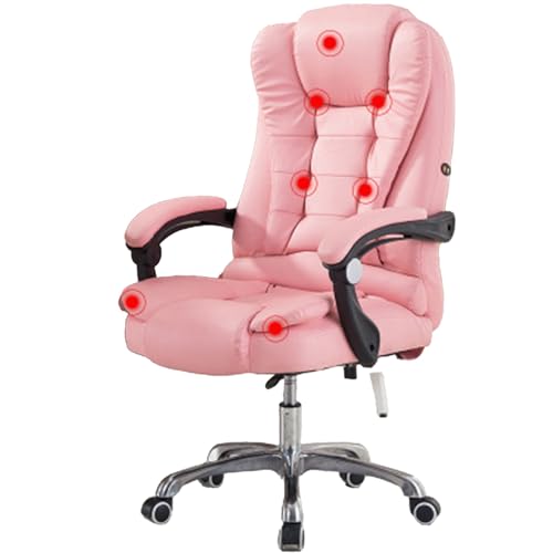 Verstellbarer Chefsessel aus Kunstleder mit Massagefunktion, ergonomischer Bürostuhl mit Fußstütze, mit gepolsterten Armlehnen, for den Einsatz im Homeoffice, geeignet for Büro, Arbeitszimmer usw.(Pin Verstellbarer Chefsessel aus Kunstleder mit Massagefunktion, ergonomischer Bürostuhl mit Fußstütze, mit gepolsterten Armlehnen, for den Einsatz im Homeoffice, geeignet for Büro, Arbeitszimmer usw.(Pin von DGHNBMGNG