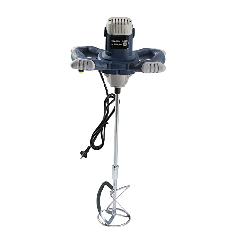 1400W Profi Beton Rührwerk Trockenbaumörtelmischer, 6-Gang Einstellbar 900r/min Mörtelrührer Mischer Handrührwerk 1400W Profi Beton Rührwerk Trockenbaumörtelmischer, 6-Gang Einstellbar 900r/min Mörtelrührer Mischer Handrührwerk von DGJMuu