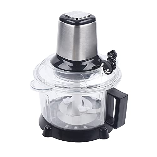 300W Multi-Zerkleinerer, 5L Multihacker Zwiebelschneider Fleischwolf Universalzerklein für Fleisch, Obst, Gemüse Usw von DGJMuu