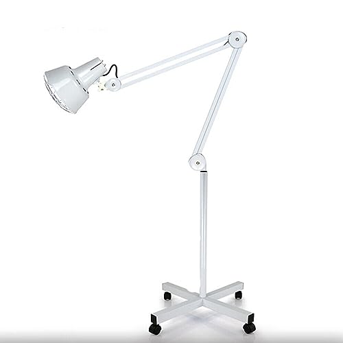 DGJMuu Infrarot Lampe Wärmelampe Rotlichtlampe mit 4 Kardanisch Heimgebrauch Rotlicht Strahler Infrarotlichttherapie mit flexiblem Arm zur Linderung, 275W von DGJMuu