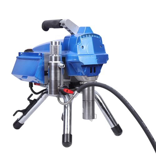 Profi Airless Farbsprühgerät 3000W | Lackiergerät Druckregelnde Paint Spritzgerät 23 Mpa Farbspritzer | Hochdruck Airless Farbsprühsystem 2.7 L/Min (Blau) von DGJMuu