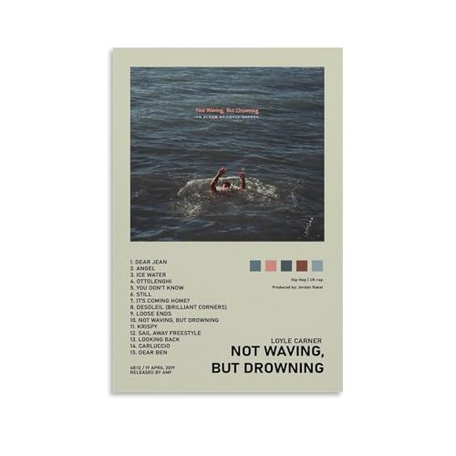 DGJSFC Loyle Carner Ölgemälde-Poster, Wandkunst, Poster, Leinwandgemälde, Dekoration, moderne Kunstdekoration, Zuhause, Schlafzimmer, ästhetisch, ungerahmt, 60 x 90 cm von DGJSFC