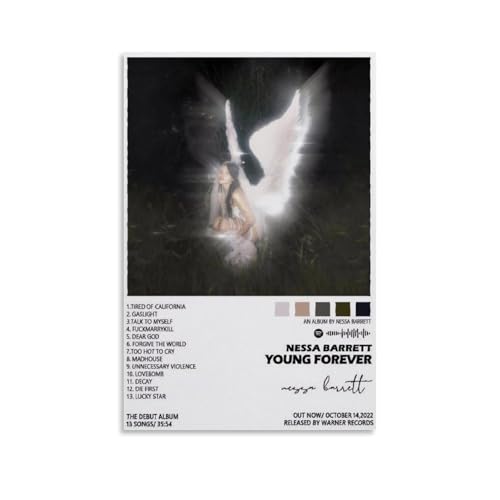 DGJSFC Nessa Barrett Ölgemälde-Poster, Wandkunst, Poster, Leinwand, Gemälde, Dekoration, moderne Kunstdekoration, Zuhause, Schlafzimmer, ästhetisch, ungerahmt, 30 x 45 cm von DGJSFC