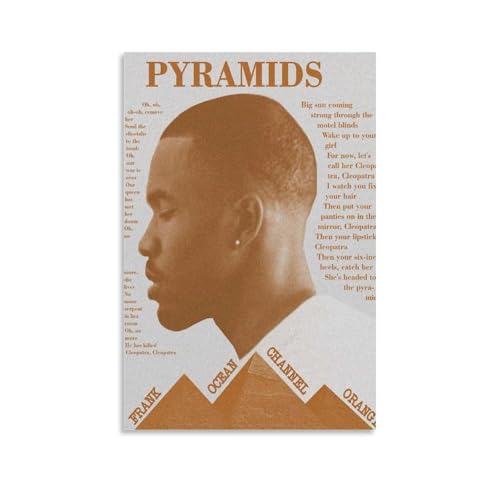 DGJSFC Ölgemälde-Poster, Motiv: Pyramiden Frank, Ozeanlied, Poster, Wandkunst, Poster, Leinwand, Gemälde, Dekoration, moderne Kunstdekoration, Zuhause, Schlafzimmer, ästhetisch, ungerahmt, 20 x 30 cm von DGJSFC