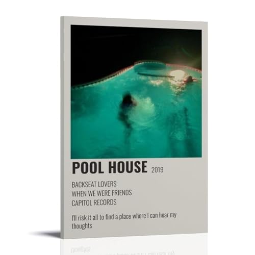 DGJSFC Ölgemälde-Poster, Motiv: "The Backseat Lovers", Poolhaus, Wandkunst, Poster, Leinwand, Gemälde, Dekoration, moderne Kunstdekoration, Zuhause, Schlafzimmer, ästhetisch, Rahmenstil, 60 x 90 cm von DGJSFC