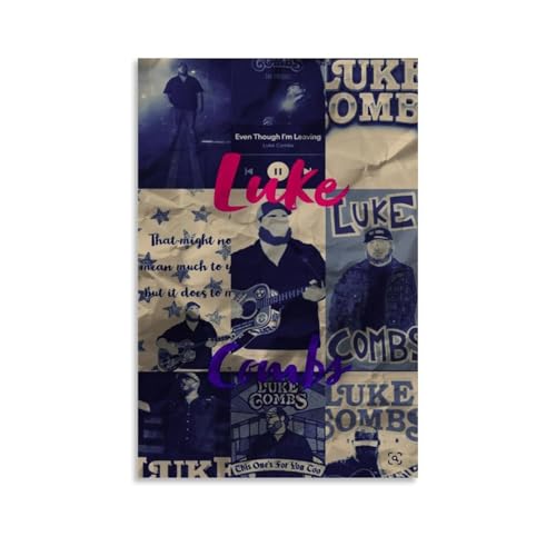 DGJSFC Ölgemälde-Poster "This One's for You" Luke Combs, Wandkunst, Poster, Leinwandgemälde, Dekoration, moderne Kunstdekoration, Zuhause, Schlafzimmer, ästhetisch, ungerahmt, 50 x 75 cm von DGJSFC