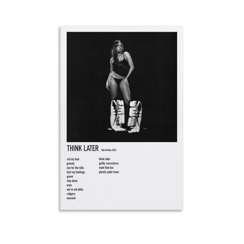DGJSFC Tate McRae Ölgemälde-Poster, Wandkunst, Poster, Leinwand, Gemälde, Dekoration, moderne Kunstdekoration, Zuhause, Schlafzimmer, ästhetisch, ungerahmt, 40 x 60 cm von DGJSFC
