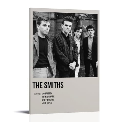 DGJSFC The Smiths Ölgemälde-Poster, Wandkunst, Poster, Leinwand, Gemälde, Dekoration, moderne Kunstdekoration, Zuhause, Schlafzimmer, ästhetisch, Rahmenstil, 40 x 60 cm von DGJSFC