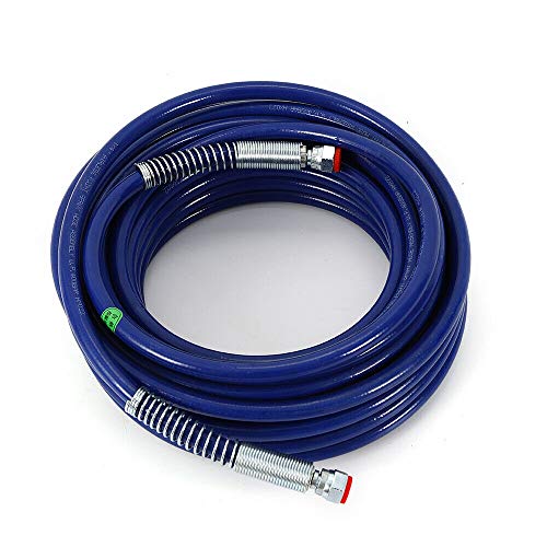 DGKLNDSY 1/4 '' 15 m Airless-Farbspritzpistole Airless-Spritzgerät Hochdruckschlauch Farb Sprüher Lackier Spritzpistole Schlauch (Blau) von DGKLNDSY