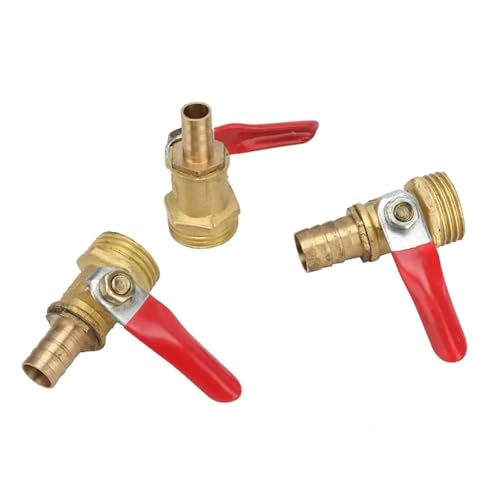 1/2 Zoll Außengewinde Auf Widerhaken 8 Mm 10 Mm 12 Mm Schlauchrohrverbindung Schnittstelle Messing Kugelhahn Kupferrohrverschraubung Kupplungsadapter(1I2 inch to 8mm) von DGLASKRWY