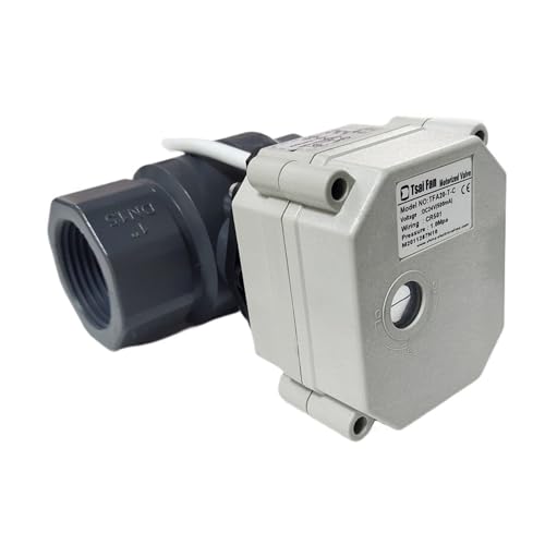 1/2 Zoll PVC-Elektroventil For Die Industrieautomatisierung, IP67, CE, AC110-230V Motorisiertes Kugelventil, Ausschalt-Rücklauftyp(BSP_110V TO 240V_CR703) von DGLASKRWY