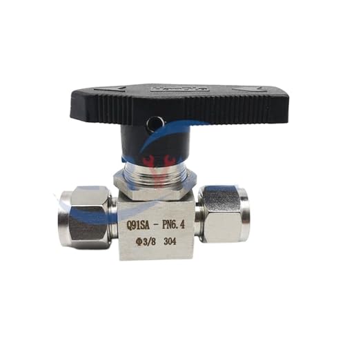 1 Stück 3 4 6 8 10 12 14 16 18 20 Mm 1/8 Zoll 1/4 3/8 1/2 3/4 Zoll 1 Zoll 6.4 MPa SUS304 Doppelring-Absperrventil Hochleistungs-Hochdruck-Kugelhahn(1/2") von DGLASKRWY